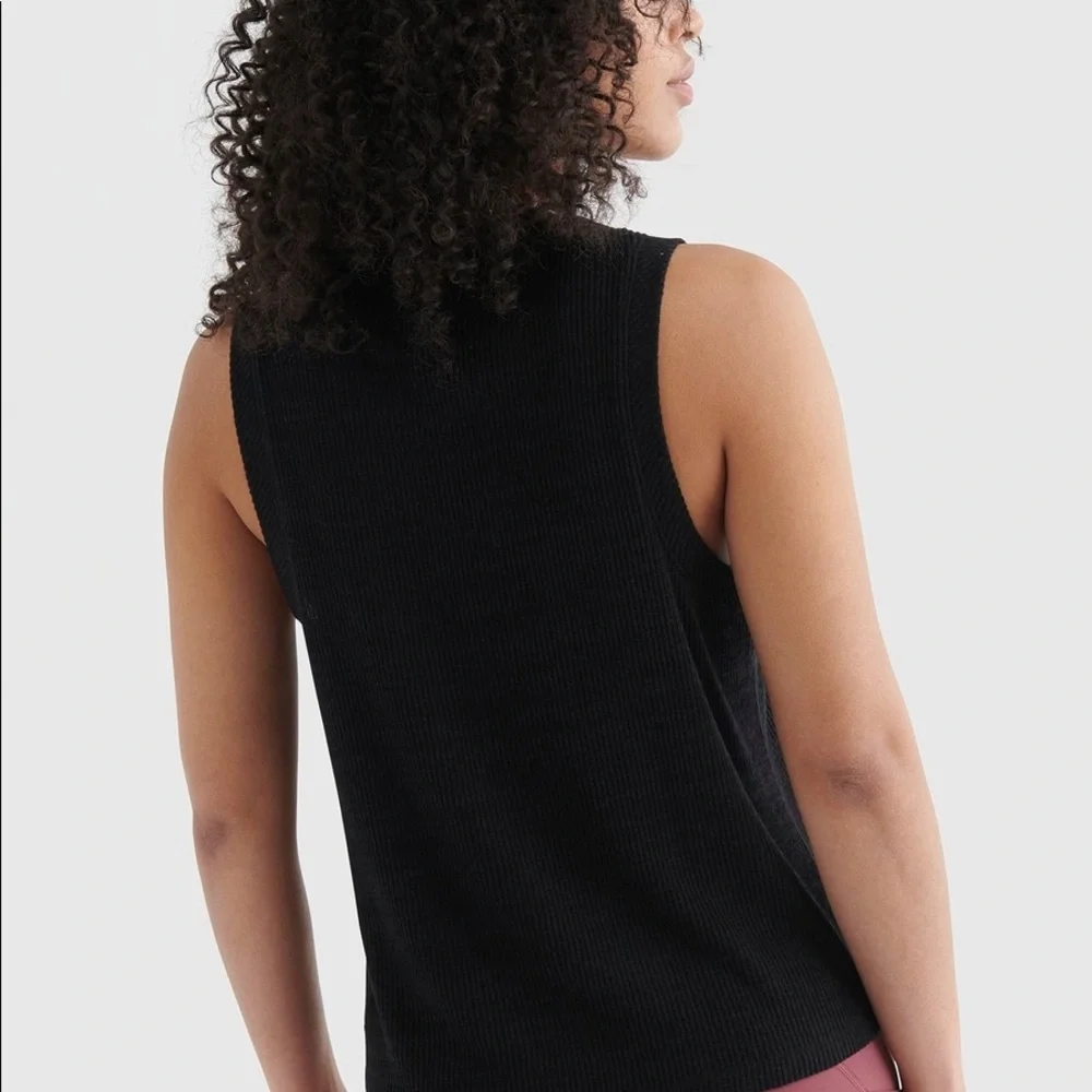 Luck Brand Cloud Jersey Relaxed Tank Top - Picture 7 of 8